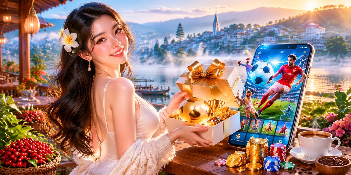 Người dùng tại Đà Lạt ngồi cà phê xem kết quả cá cược thể thao trực tuyến